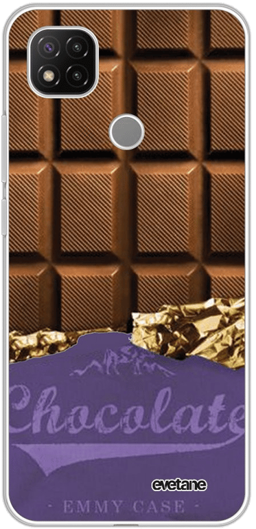 Evetane Coque Xiaomi Redmi 9C 360 intégrale transparente Motif Chocolat Tendance