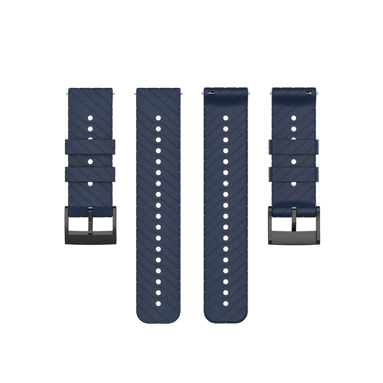 Bracelet de montre en silicone pour Suunto 799 BaroD5 DarkBlue Neuf - vue 4