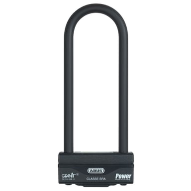 Antivol en U ABUS GRANIT Power XPlus 58/140HB100 III SL 18 mm Haute sécurité Noir