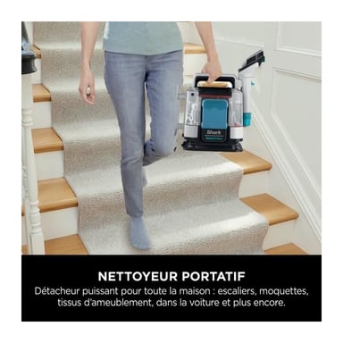 SHARK StainStriker PX200EUT - Smacchiatore, pulitore e aspirapolvere - portata 5,7 metri - compatto e portatile
