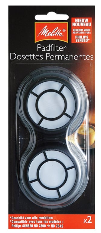 Filtres permanents Padfilter MELITTA pour machines à dosettes Senseo Lot de 2 - vue 2