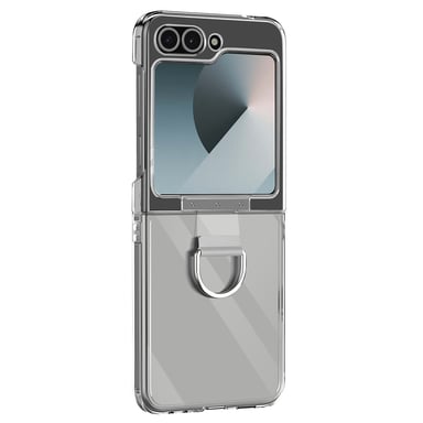Avizar Funda para Samsung Galaxy Z Flip 6 Flexible Soporte de silicona Transparente