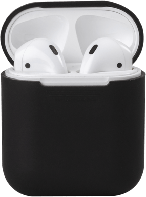Funda de silicona negra para Airpods Bigben
