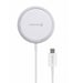 Cargador MagSafe iPhone 15W Carga Rápida Cable USB-C Swissten MagStick Blanco