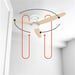 Ventilateur de plafond Taurus Polar 3B LED 24 W 132 cm 30 W 6 vitesses avec télécommande Bois naturel