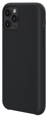 Custodia in morbido gel di silicone per iPhone 11 Pro, nero satinato