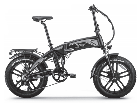 Youin BK1400R bicicleta eléctrica Negro, Rojo 50,8 cm (20'') 34 kg
