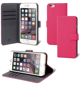 Folio Stand Wallet 3 Cartes Rose: Apple Iphone Se/8/7/6S/6