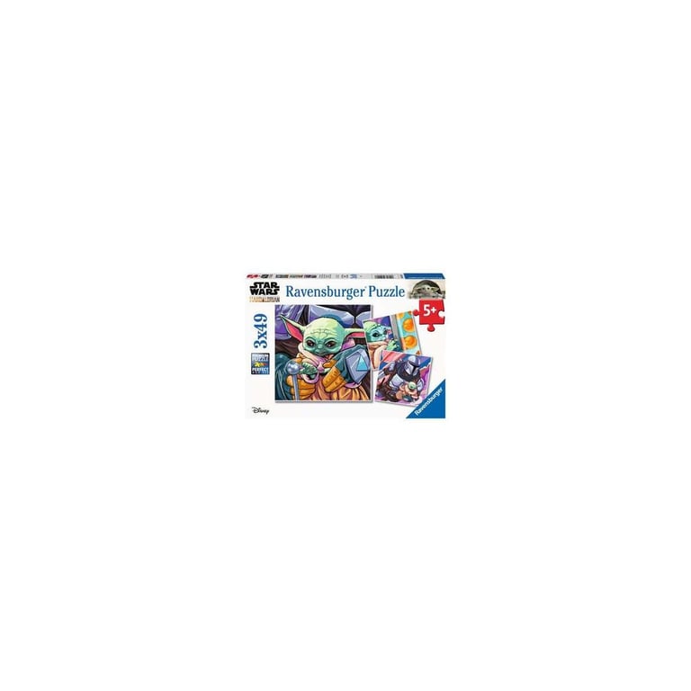 Puzzle Star Wars Baby Yoda 3x49 pièces - vue 3