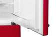 Schneider SCCB250V-RE - Réfrigérateur combiné 249L Vintage Rouge