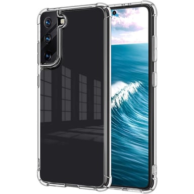 Evetane Funda Samsung Galaxy S21 5G Antichoque Reforzada Borde Silicona Patrón Transparente