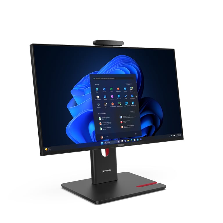 Lenovo ThinkCentre M70a Gen 6 Intel Core Ultra 5 60 5 cm 23.8 1920 x 1080 pixels PC All in One DDR5 SDRAM SSD Windows 11 Pro Wi Fi 6E 802.11ax Neuf - vue 3