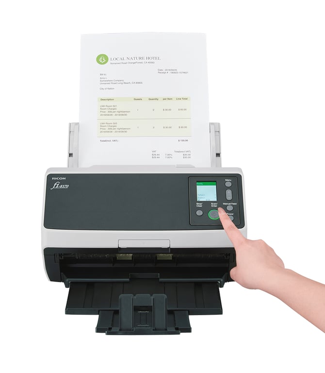 Ricoh fi 8170 Numériseur chargeur automatique de documents adf + chargeur manuel 600 x 600 DPI A4 Neuf - vue 3