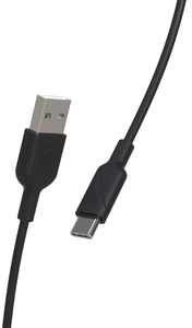 Muvit For Change Cable Usb A/Usb C 1.2M Noir