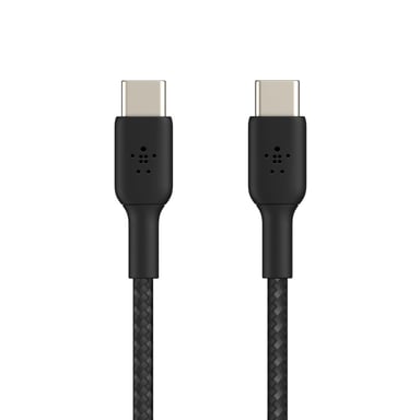 Cavo intrecciato da USB-C a USB-C BOOST CHARGE? (1 m), nero