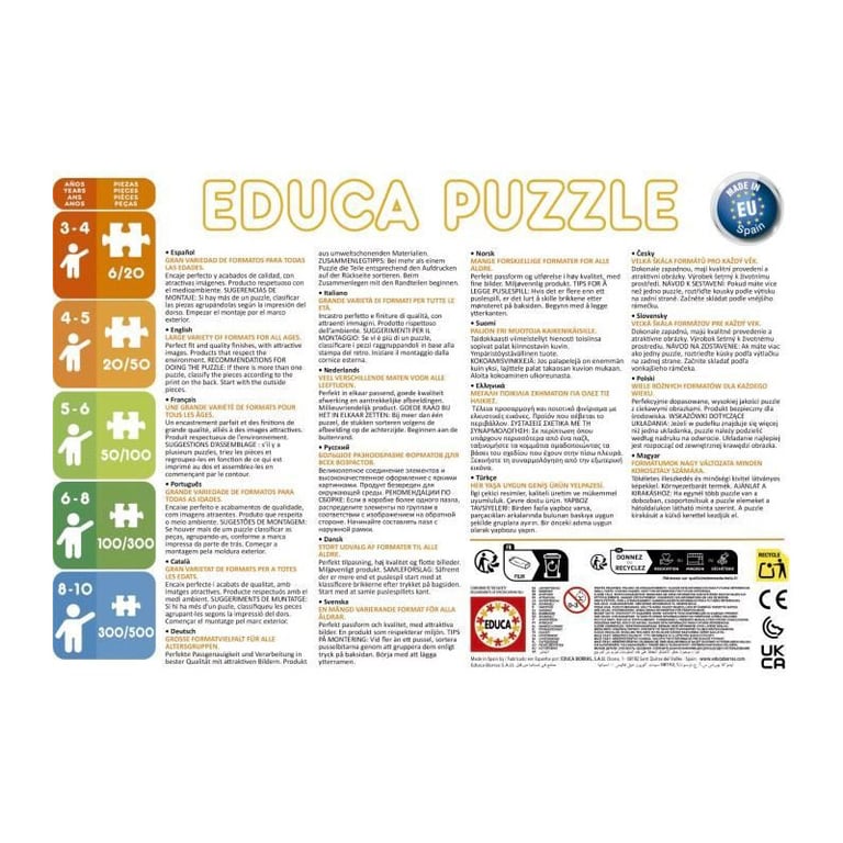 Puzzle Petit Ours Brun 2x48 pièces - Puzzles éducatifs pour enfants - Neuf
