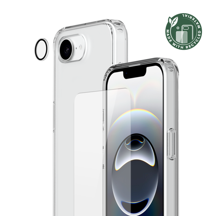 Proteggi fotocamera in vetro temperato HD per iPhone 16e