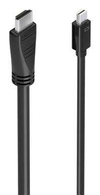 AISENS A125-0890 câble vidéo et adaptateur 5 m Mini DisplayPort HDMI Type A (Standard) Noir