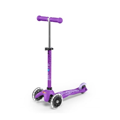 Mini Micro Deluxe LED Scooter - Morado para niños de 2 a 5 años