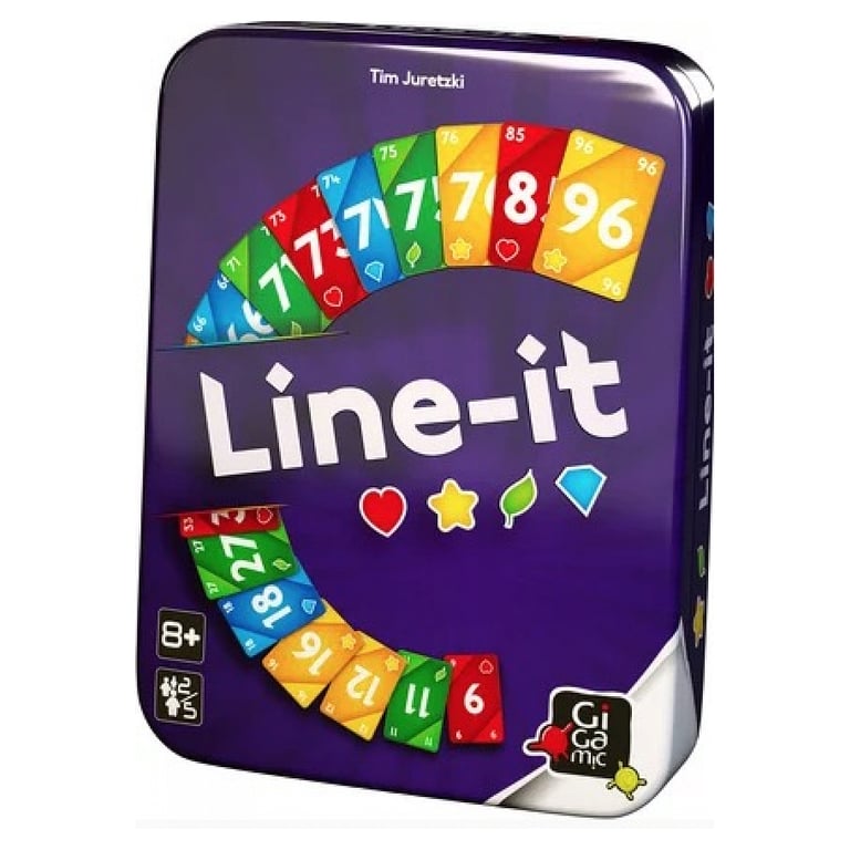 Gigamic Line IT Un Jeu de Cartes Un Jeu d'ambiance et de Prise de Risques pour 2 à 5 Joueurs A partir de .