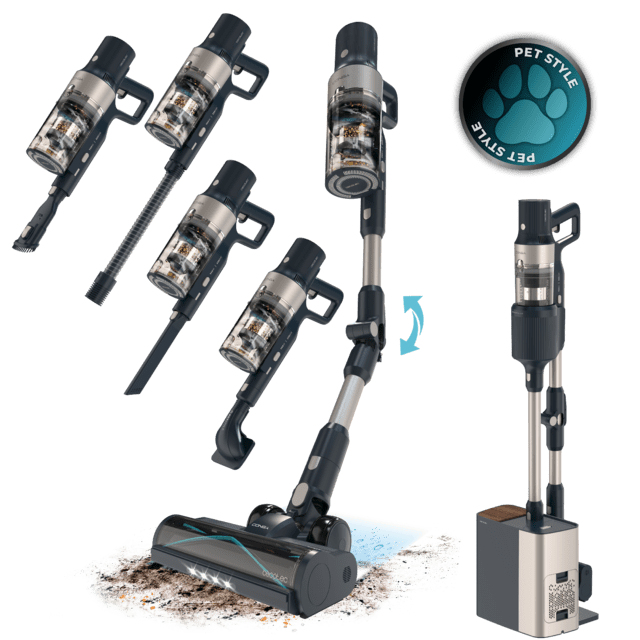 Cecotec Conga Rockstar 5500 Hurricane Station Pet Flex Aspirateur traineau Batterie Sec Sans sac Neuf - vue 3