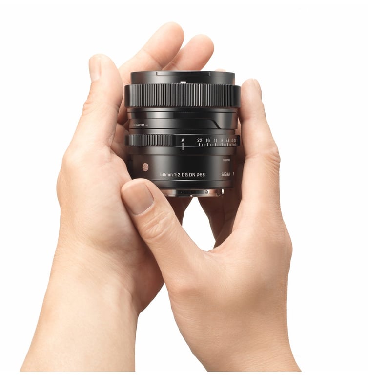 Objectif hybride Sigma 50mm f2 DG DN Contemporary pour Sony FE - vue 3