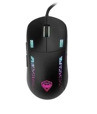 Ratón de juego USB Loop negro 9 botones 16000DPI RGB Pixart 3335 PR