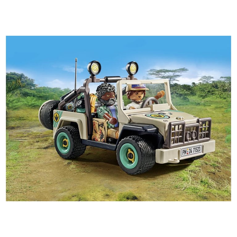 Jeux D'imitation Campement Des Explorateurs Dinosaures Playmobil La Boite - vue 8