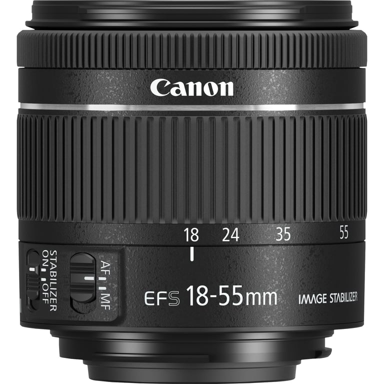 Canon EF 18 55mm f4 5.6 IS STM - vue 3