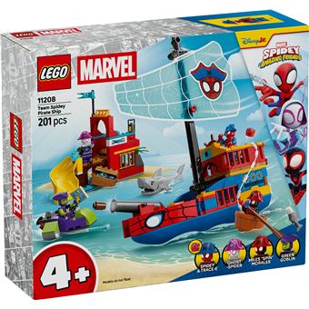LEGO Spidey 11208 Le bateau pirate de l'équipe Spidey - Neuf