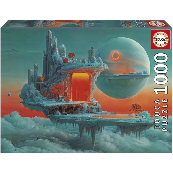 Puzzle EDUCA Planète de Feu et de Glace 1000 pièces 48 x 68 cm À partir de - vue 6