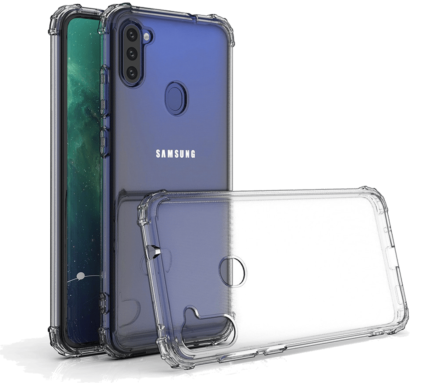 Coque Silicone Anti-Chocs pour SAMSUNG Galaxy A11 Transparente Protection Gel Souple