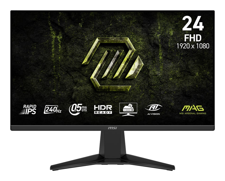 MSI MAG 245F X24 écran plat de PC 60,5 cm (23.8 ) 1920 x 1080 pixels Full HD LCD Noir - Neuf