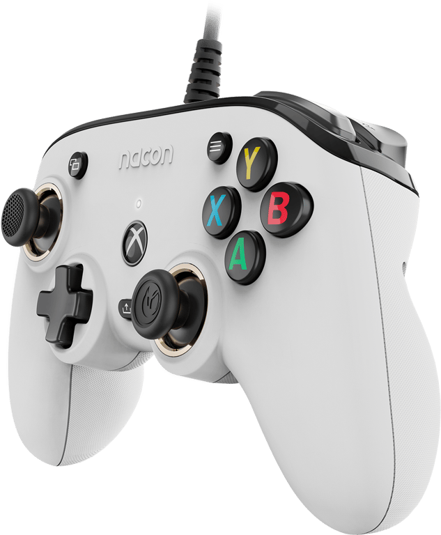 Manette de jeu filaire Pro Compact pour Xbox series Blanche Nacon