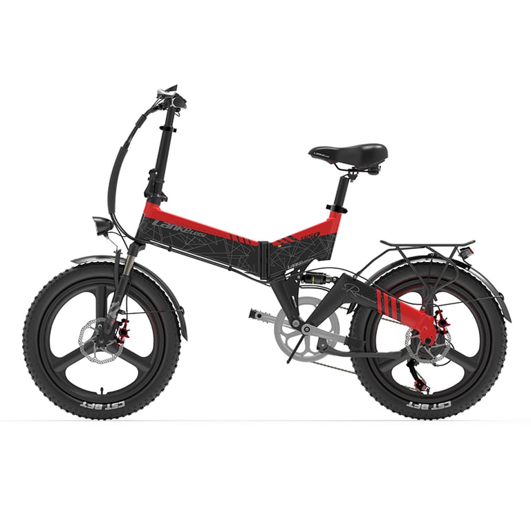 Vélo électrique pliant Lankeleisi G650 20 pouces 48 V 12 8 Ah Neuf
