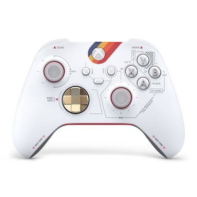 Microsoft QAU-00108 accessoire de jeux vidéo Blanc Bluetooth/USB Manette de jeu Analogique/Numérique Android, PC, Xbox One, Xbox Series S, Xbox Series X, iOS