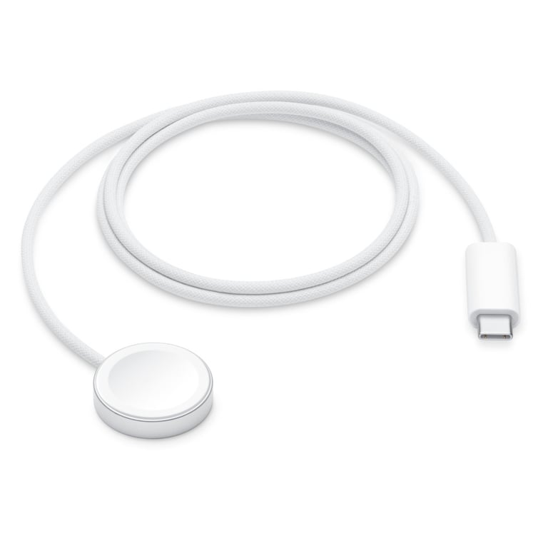 Apple MT0H3ZM/A chargeur d'appareils mobiles Smartwatch Blanc USB Recharge sans fil Charge rapide Intérieure - Neuf