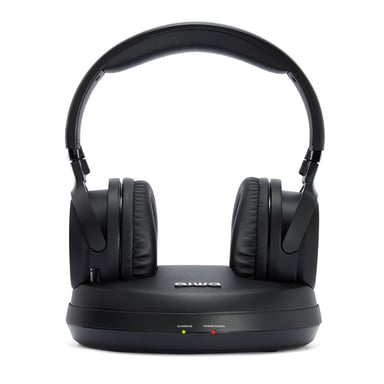 Aiwa WHF-930D écouteur/casque Écouteurs Sans fil Arceau TV Noir