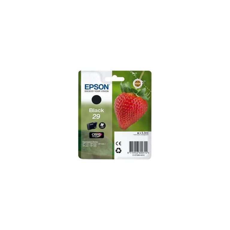 Epson 29 5.3 ml original emballage coque avec alarme radioélectrique/ acoustique cartouche d'encre pour Expression Home XP 235 245 247 255 332 335 342 345 432 435 442... - vue 4