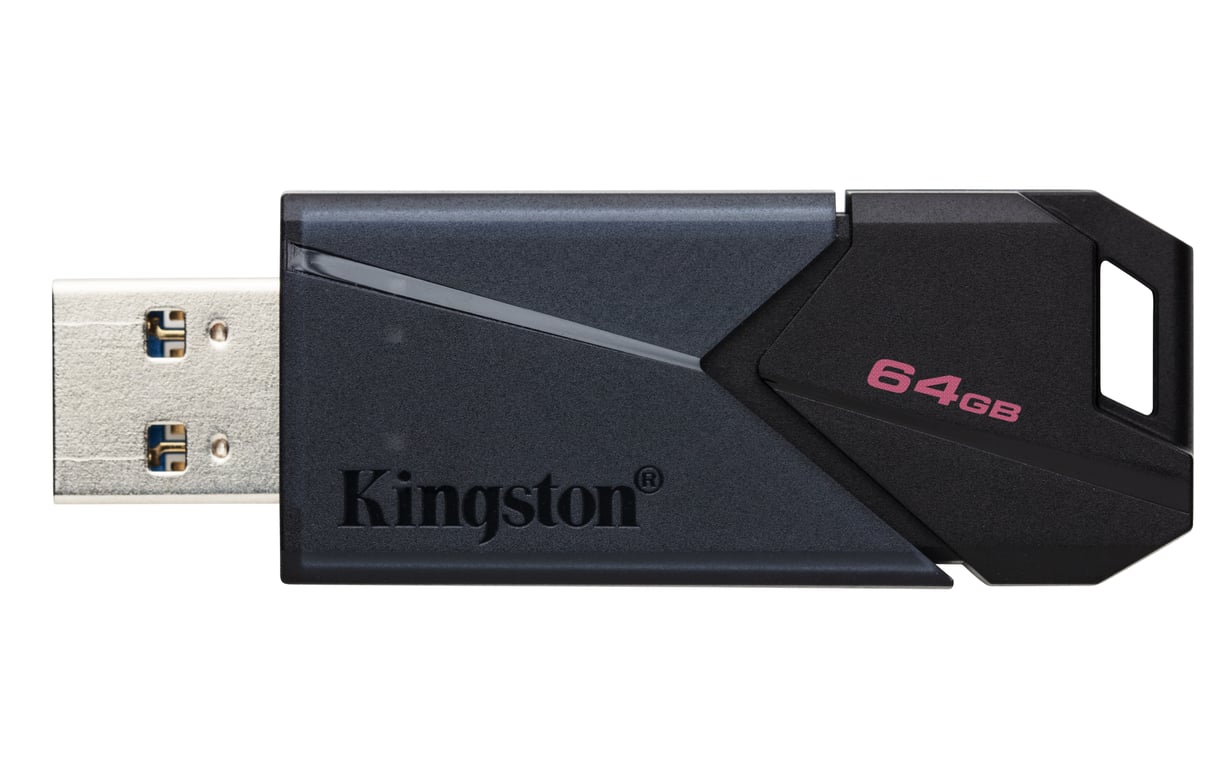 Kingston Technology DataTraveler 64GB Portable USB 3.2 Gen 1 Exodia Onyx - Neuf