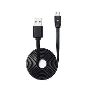WEUSBMICROPLREV100N Cavo USB 2.0 1 m USB A Micro-USB B Nero
