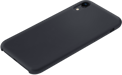 Custodia morbida in silicone gel per Apple iPhone XR, nero satinato