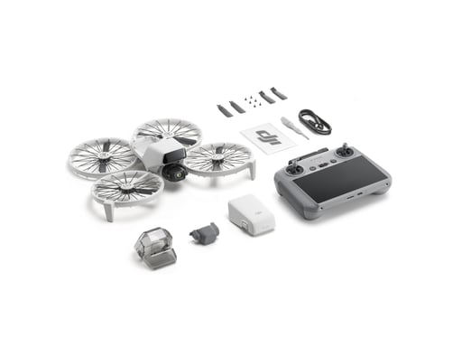 DJI Flip 4 rotores Cuadricóptero 48 MP 3840 x 2160 Pixeles 3110 mAh Negro, Blanco