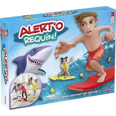 Alert'O Requin, Gioco da tavolo, Gioco d'atmosfera, Da 5 anni, da 2 a 4 giocatori, Lansay