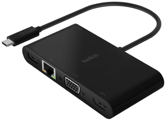 BELKIN - adaptateur usb-c GBE - USB-C Multimedia +