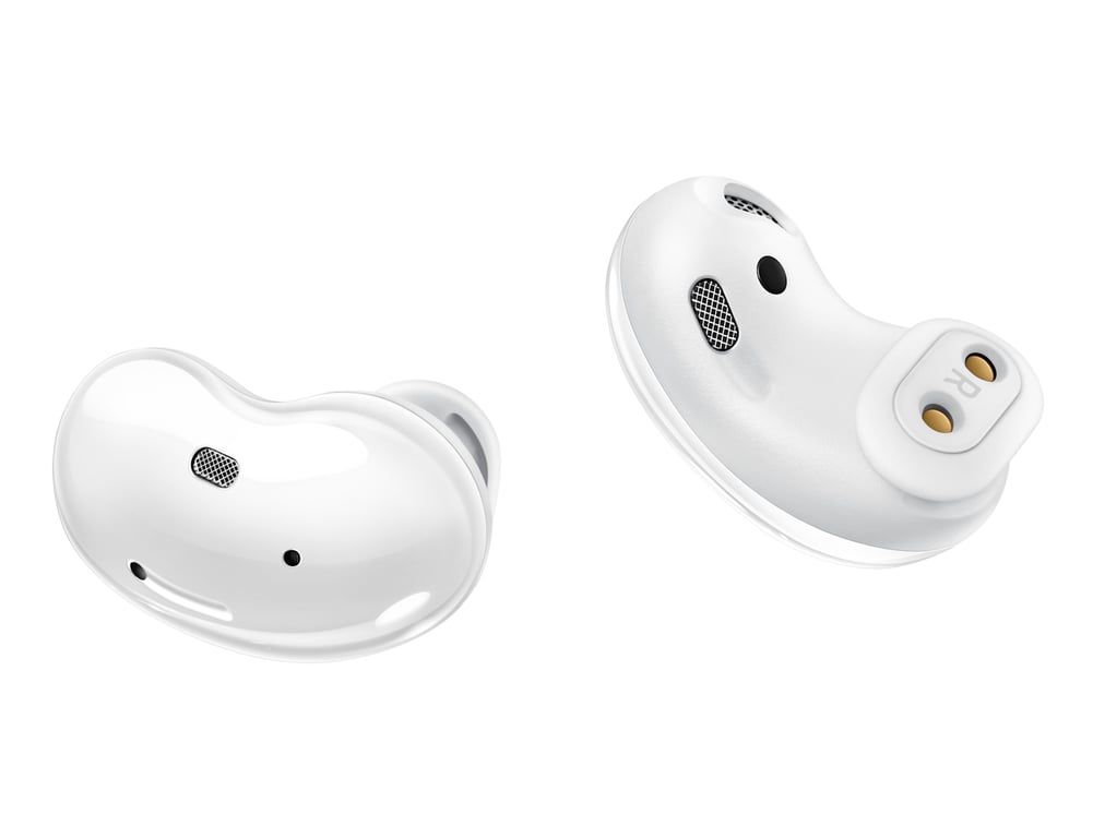 Samsung Écouteurs Bluetooth sans fil Galaxy Buds Live avec réduction du bruit ANC batterie longue durée son par AKG ajustement confortable version allemande chrome - vue 7