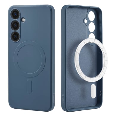 imoshion Coque Couleur avec MagSafe pour Samsung Galaxy S24 Plus - Bleu foncé