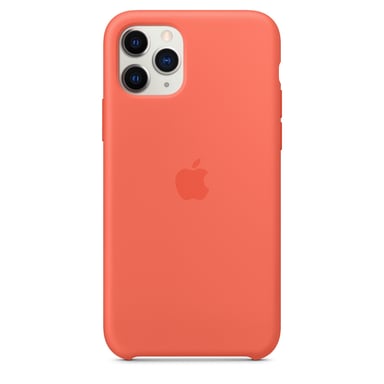 Coque en silicone pour iPhone 11 Pro Orange