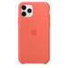 Coque en silicone pour iPhone 11 Pro Orange