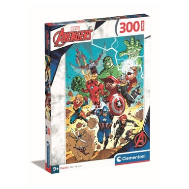 Clementoni Puzzle 300 pièces Supercolor Marvel The Avengers 48,5 x 33,5 cm Portrait - vue 2